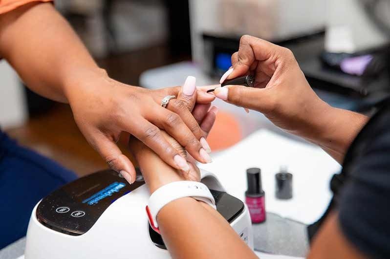 Gel and acrylic nails service in Stockbridge, GA