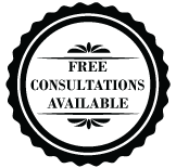 Free consultations available badge