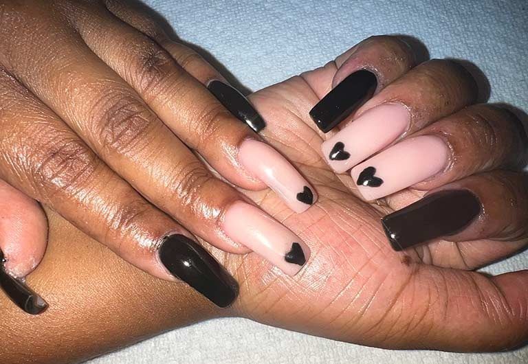 Mobile nail service session in Stockbridge, GA